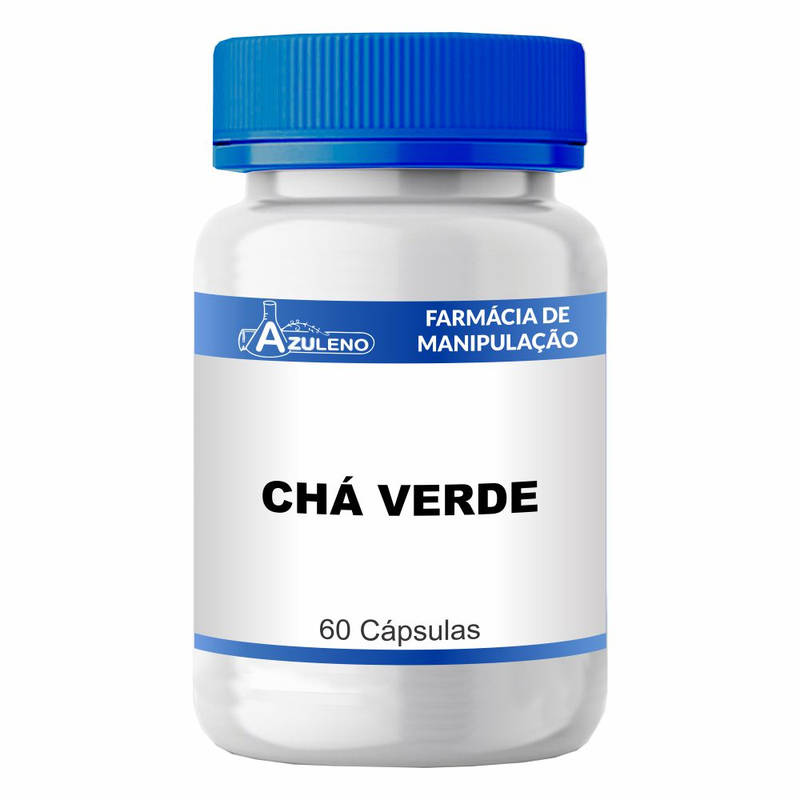 Chá Verde 500mg - 60 Cápsulas | Azuleno